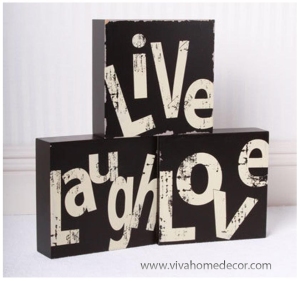 live love laugh wall sign - by Viva Home Decor